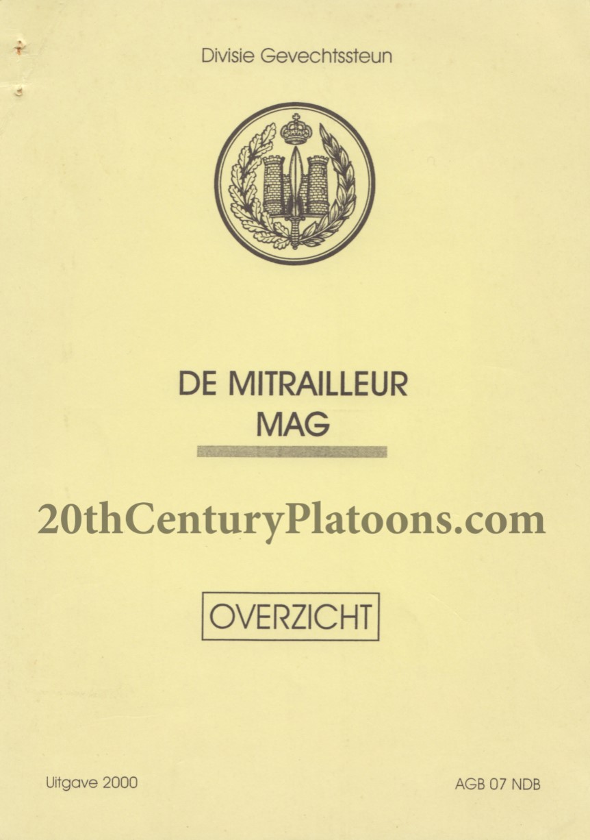 The cover of the 2000 FN MAG manual